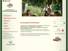 Tablet Screenshot of klostergasthof.com