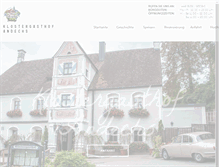 Tablet Screenshot of klostergasthof.de